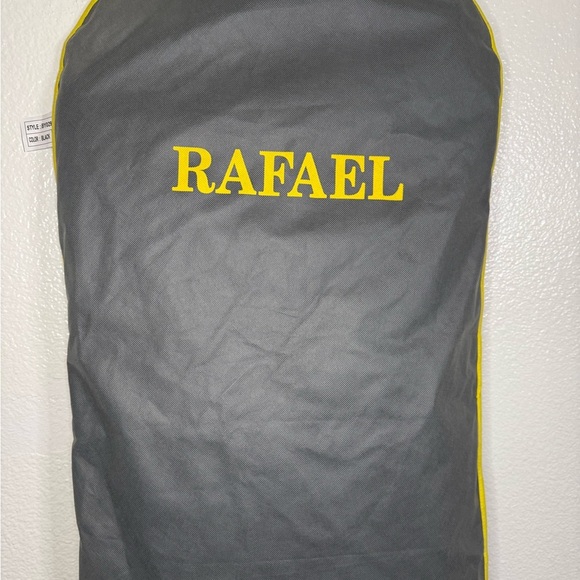 Rafael 2 Button Black Suit Blazer Sports Coat Size 14. - Picture 7 of 7